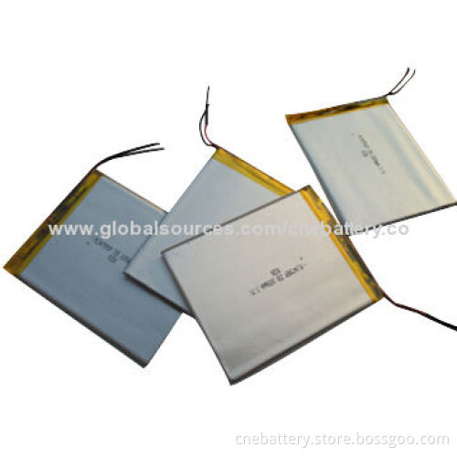 Lithium polymer batteries, 3.7V/970mAh 523450 UL, CE certificatesNew